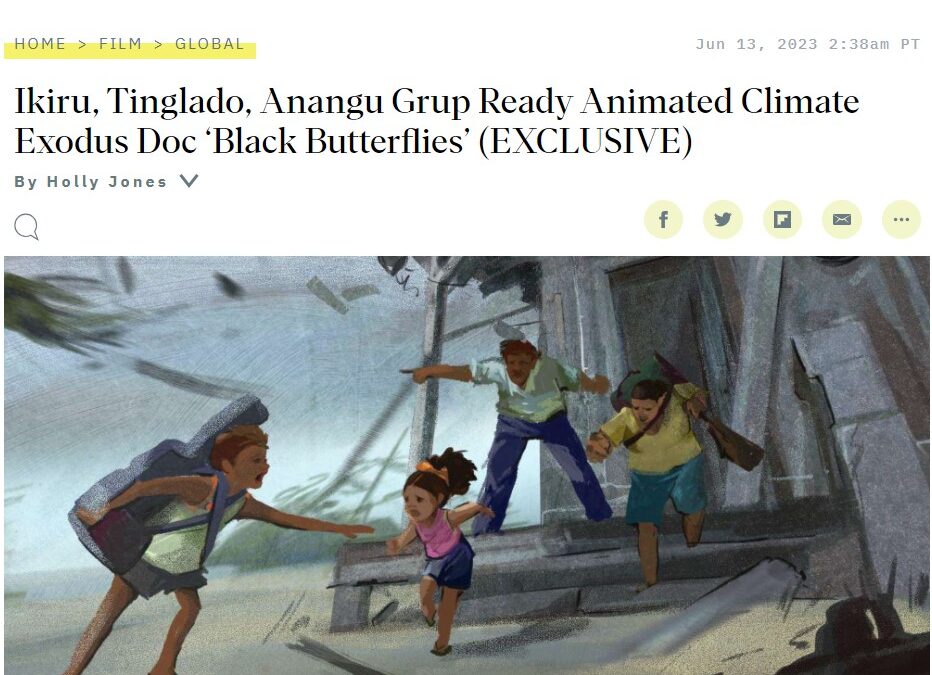 Variety, la revista más prestigiosa de cine internacional, dedica un articulo a Mariposas Negras